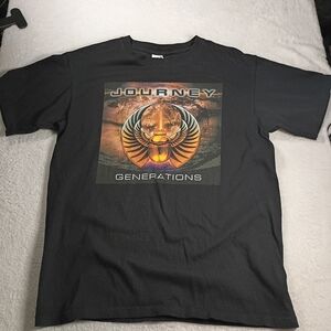 Journey “Generations” Album Graphic Tee Black Band T-Shirt Men’s Medium